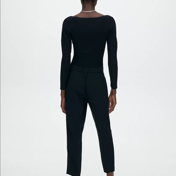 Aritzia Babaton Conan Cropped Relax fit trousers size 4 - Picture 2 of 8